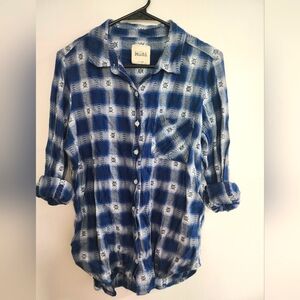 Vintage MUDD Flannel Blue Shirt